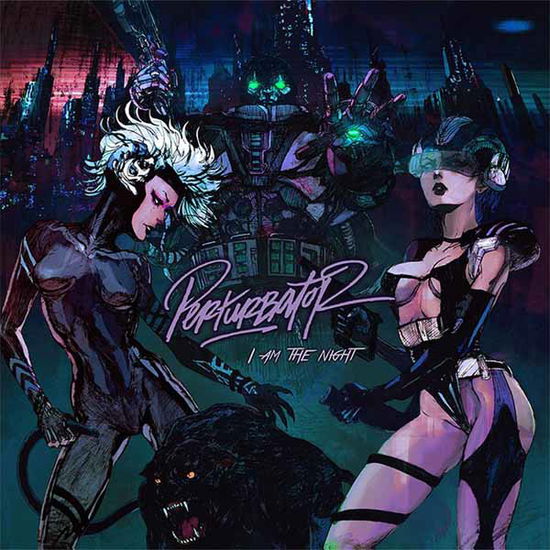 Cover for Perturbator · I Am the Night (LP) [Frosted Clear Vinyl edition] (2024)