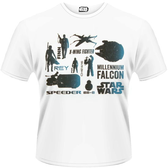 Cover for Star Wars The Force Awakens · Star Wars: The Force Awakens: Blue Heroes Character (T-Shirt Unisex Tg. M) (N/A)