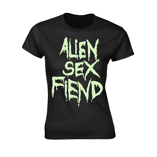 Cover for Alien Sex Fiend · Logo (Glow) (MERCH) [size S] [Black edition] (2019)