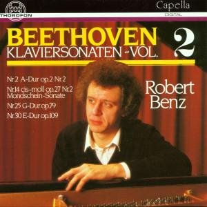 Cover for Beethoven / Benz,robert · Piano Sonatas 2 (CD) (1988)
