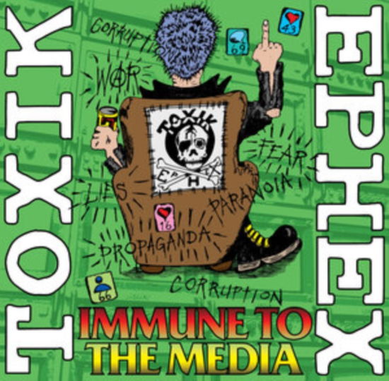 Cover for Toxik Ephex · Immune To The Media (LP) (2023)