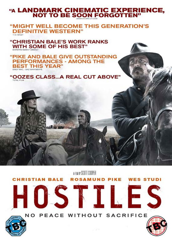 Hostiles - Hostiles - Elokuva - Entertainment In Film - 5017239198090 - maanantai 30. huhtikuuta 2018