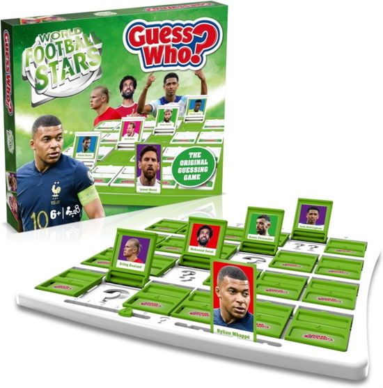 World Football Stars Guess Who (Green Packaging Update) Game - World Football Stars - Bücher - WINNING MOVES - 5036905056090 - 1. März 2024