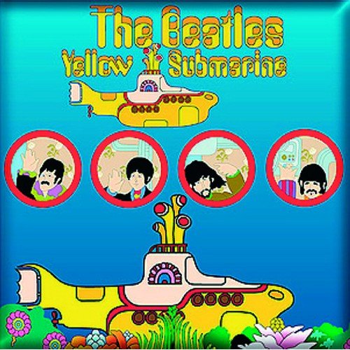 The Beatles Fridge Magnet: Yellow Submarine Portholes - The Beatles - Merchandise -  - 5055295321090 - 
