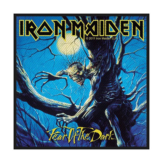 Iron Maiden Standard Woven Patch: Fear of the Dark (Retail Pack) - Iron Maiden - Fanituote - PHD - 5055339728090 - maanantai 19. elokuuta 2019