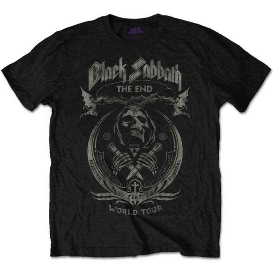 Black Sabbath Unisex T-Shirt: The End Mushroom Cloud - Black Sabbath - Merchandise - MERCHANDISE - 5055979988090 - December 20, 2019