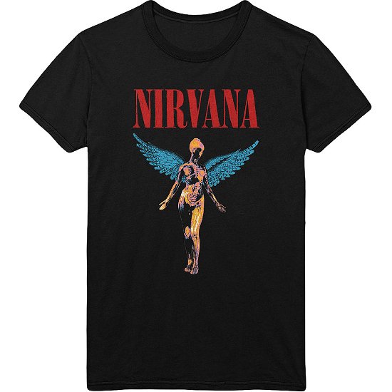 Nirvana Unisex T-Shirt: Angelic - Nirvana - Gadżety - MERCHANDISE - 5056012039090 - 25 października 2019