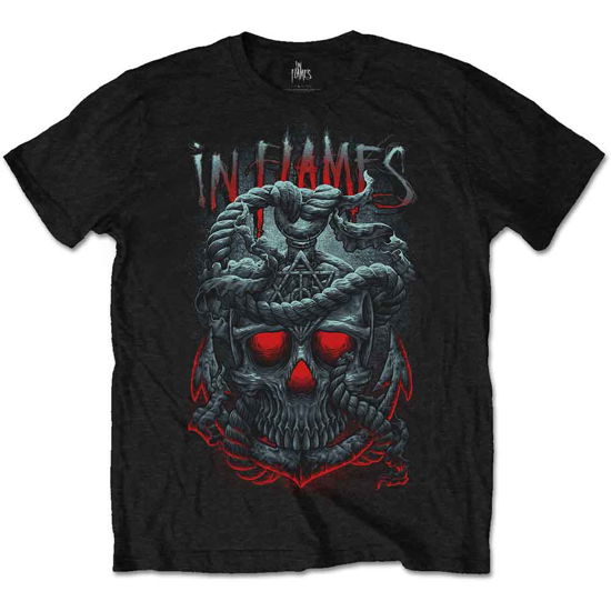 In Flames Unisex T-Shirt: Through Oblivion - In Flames - Koopwaar -  - 5056170605090 - 