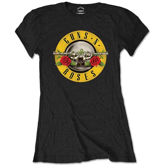 Guns N' Roses Ladies T-Shirt: Classic Logo (Retail Pack) - Guns N Roses - Produtos -  - 5056368606090 - 
