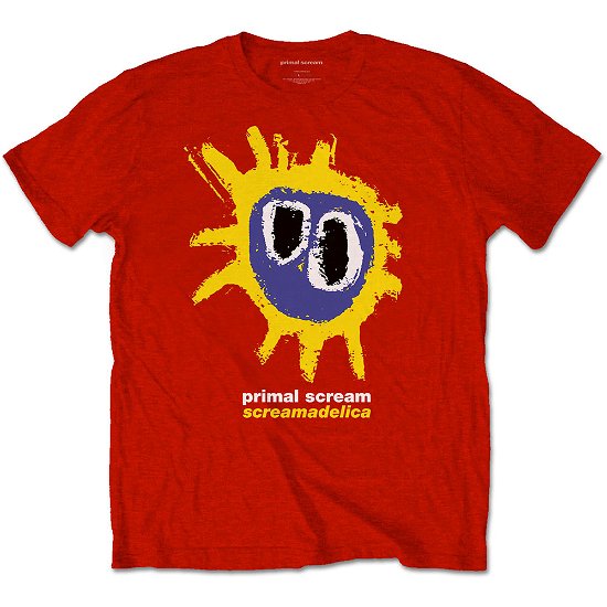 Cover for Primal Scream · Primal Scream Unisex T-Shirt: Screamadelica (T-shirt) [size S] [Red - Unisex edition]