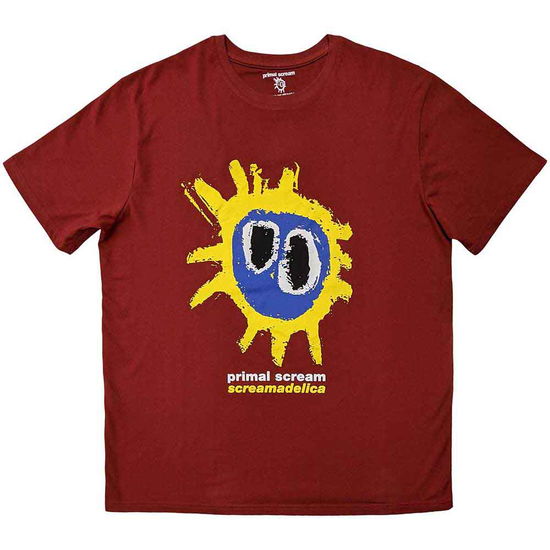 Cover for Primal Scream · Primal Scream Unisex T-Shirt: Screamadelica (T-shirt) [size S] [Red - Unisex edition]