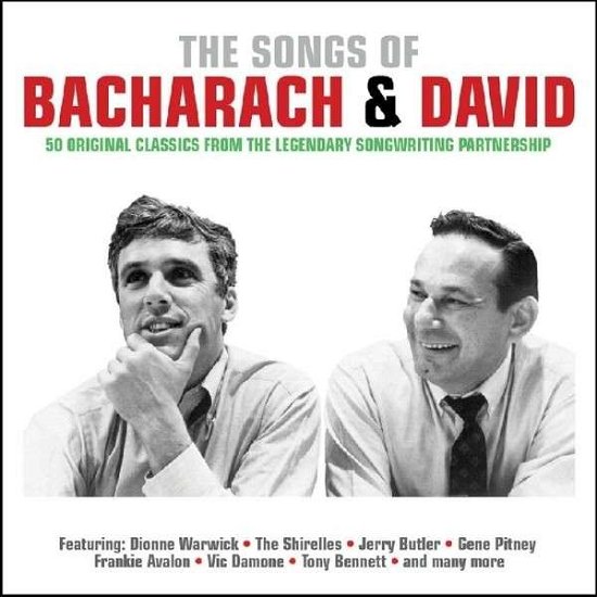 Songs Of Bacharach & David - V/A - Musiikki - NOT NOW - 5060143495090 - maanantai 29. heinäkuuta 2013