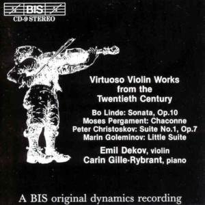 Cover for Virtuoso Violin Works from 20th Century / Various (CD) (1994)