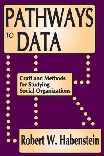Cover for Robert W. Habenstein · Pathways to Data: Craft and Methods for Studying Social Organizations (Paperback Book) (2008)