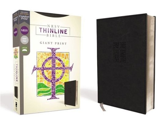 Cover for Zondervan · NRSV, Thinline Bible, Giant Print, Leathersoft, Black, Comfort Print (Læderbog) (2020)