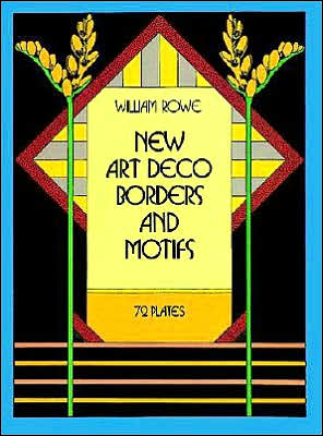 Cover for William Rowe · New Art Deco Borders and Motifs - Dover Pictorial Archive (Paperback Book) (1984)