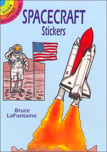 Cover for Bruce Lafontaine · Spacecraft Stickers - Little Activity Books (MERCH) (2000)