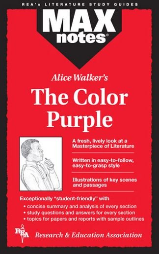 Cover for Alice Walker · &quot;Color Purple&quot; - MaxNotes (Paperback Book) (1996)