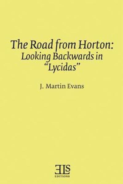 Cover for J. Martin Evans · The road from Horton (Book) (2016)
