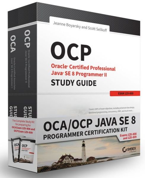 Cover for Boyarsky, Jeanne (CodeRanch) · OCA / OCP Java SE 8 Programmer Certification Kit: Exam 1Z0-808 and Exam 1Z0-809 (Pocketbok) (2016)