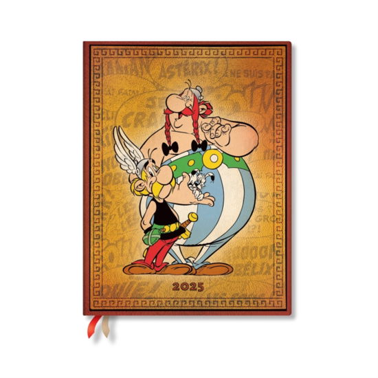 Cover for Paperblanks · Asterix &amp; Obelix (The Adventures of Asterix) Ultra 12-month Day-at-a-time Hardback Dayplanner 2025 (Elastic Band Closure) - The Adventures of Asterix (Hardcover bog) (2024)
