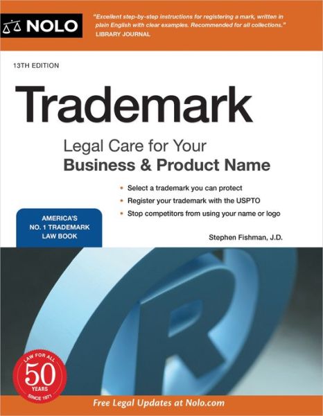 Cover for Stephen Fishman · Trademark (Paperback Book) (2022)