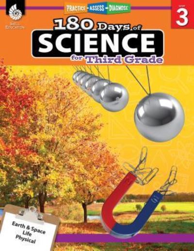 Cover for Melissa Iwinski · 180 Days™: Science for Third Grade: Practice, Assess, Diagnose - 180 Days of Practice (Paperback Book) (2018)