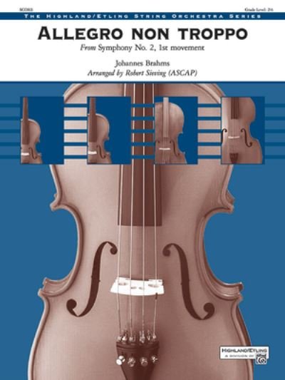 Cover for Johannes Brahms · Allegro Non Troppo (Book) (2020)