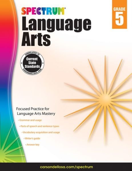 Cover for Spectrum · Spectrum Language Arts, Grade 5 (Paperback Bog) (2014)