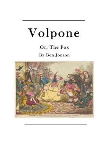 Cover for Ben Jonson · Volpone The Fox (Paperback Book) (2016)