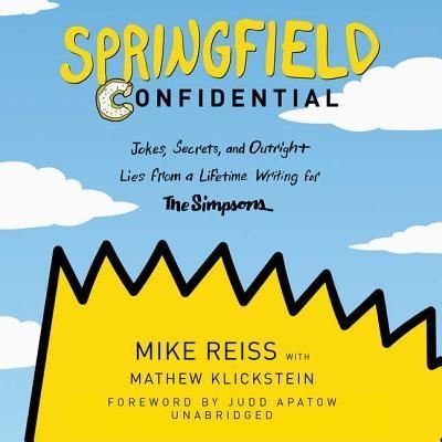 Cover for Mike Reiss · Springfield Confidential Lib/E (CD) (2018)