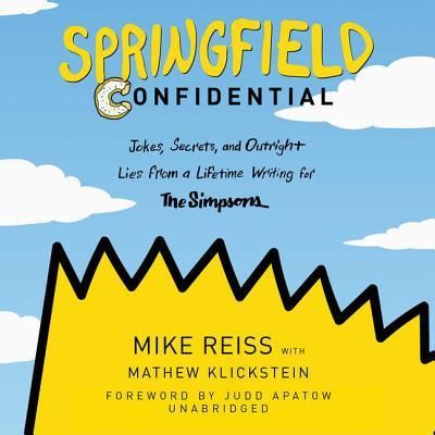 Cover for Mike Reiss · Springfield Confidential Lib/E (CD) (2018)