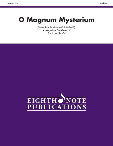 Cover for Alfred Publishing Staff · O Magnum Mysterium (Score &amp; Parts) (Eighth Note Publications) (Paperback Book) (2012)
