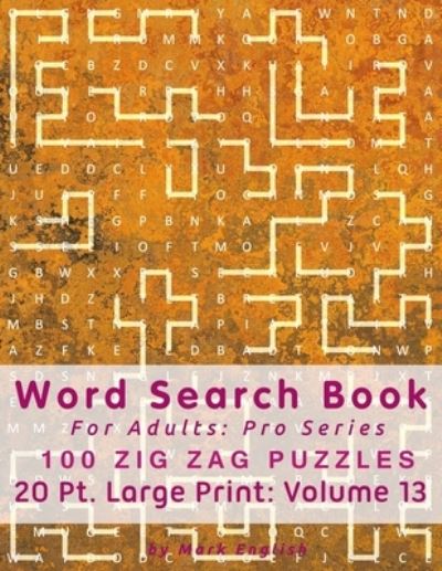 Cover for Mark English · Word Search Book For Adults (Paperback Book) (2019)