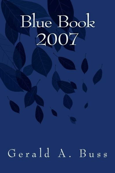 Cover for Gerald a Buss · Blue Book 2007 (Paperback Book) (2018)
