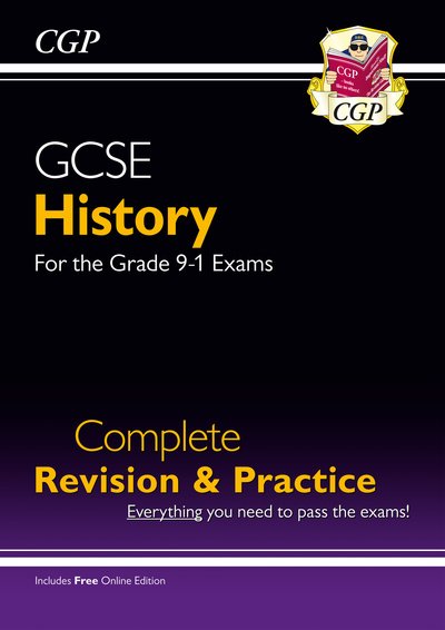 Cover for CGP Books · New GCSE History Complete Revision &amp; Practice (with Online Edition, Quizzes &amp; Knowledge Organisers) - CGP GCSE History (Bog) [With Online edition] (2023)