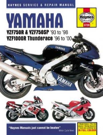 Cover for Haynes Publishing · Yamaha YZF750R &amp; YZF1000R Thunderace (93 - 00) Haynes Repair Manual (Paperback Bog) (2016)