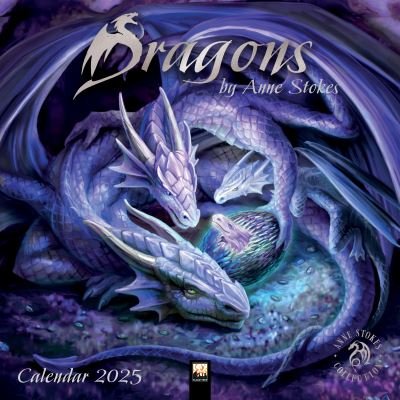 Dragons by Anne Stokes Wall Calendar 2025 (Art Calendar) -  - Produtos - Flame Tree Publishing - 9781835620090 - 18 de junho de 2024