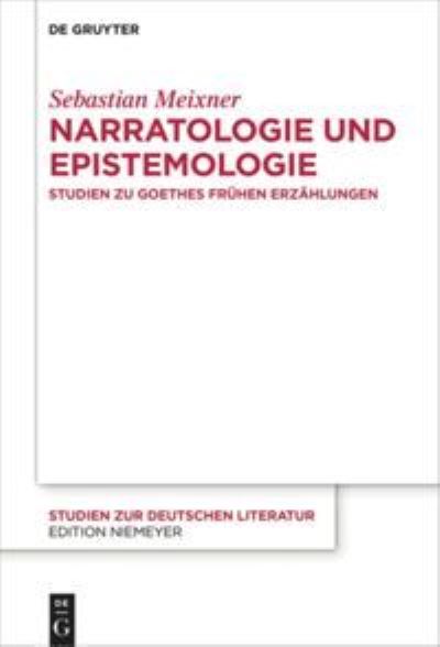 Cover for Meixner · Narratologie und Epistemologie (Book) (2019)