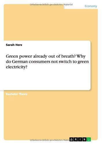 Cover for Herz · Green power already out of breath? (Buch) (2012)