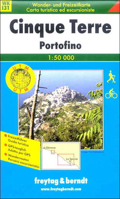 Cover for Freytag &amp; Berndt · Freytag &amp; Berndt Hiking Map: Cinque Terre Portofino (Hardcover Book) (2015)