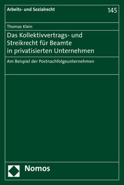 Cover for Klein · Das Kollektivvertrags- und Streik (Book) (2017)