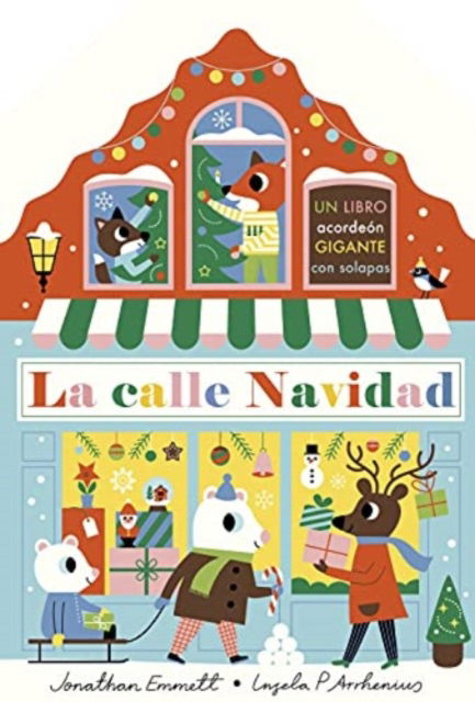 Cover for Ingela P Arrhenius · La calle Navidad. Libro acordeon (Taschenbuch) (2021)