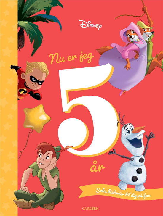 Disney · Nu er jeg 5 år (Bound Book) [1st edition] (2023)