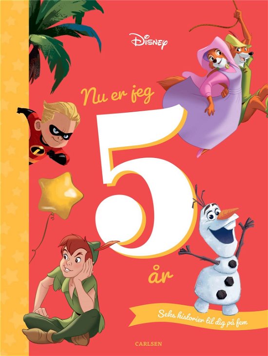 Nu er jeg 5 år - Disney - Bøger - CARLSEN - 9788727010090 - June 1, 2023