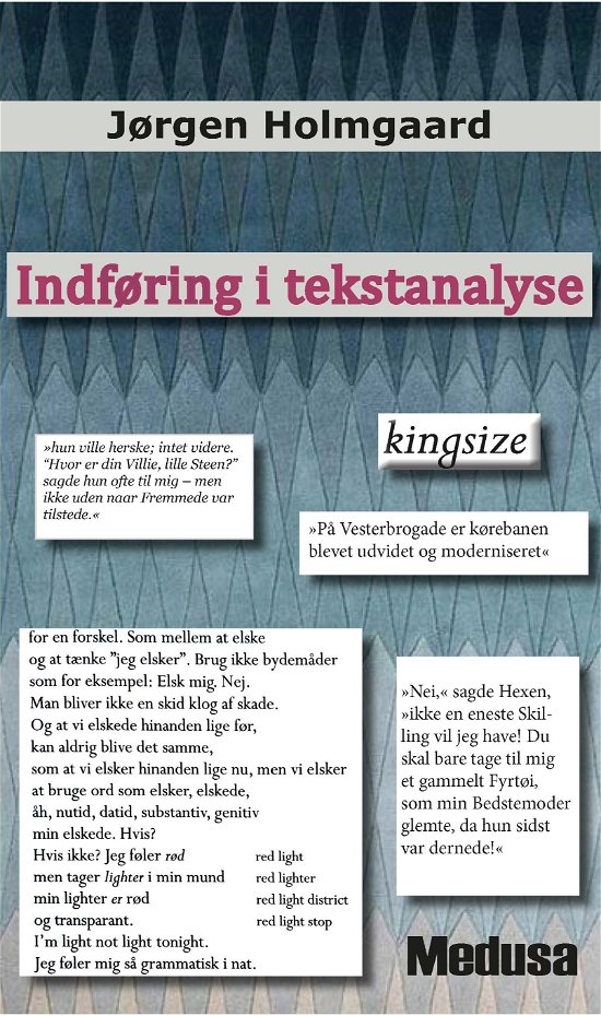 Cover for Jørgen Holmgaard · Indføring i tekstanalyse (Taschenbuch) [1. Ausgabe] (2020)
