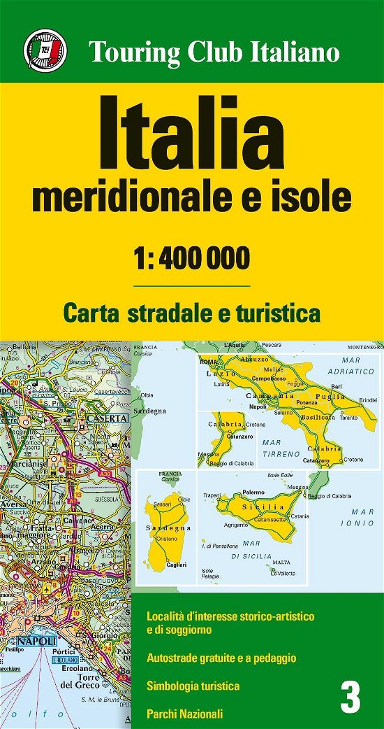Cover for Vv Aa · Italia Meridionale E Isole 1:400.000. Carta Stradale E Turistica (Bog)