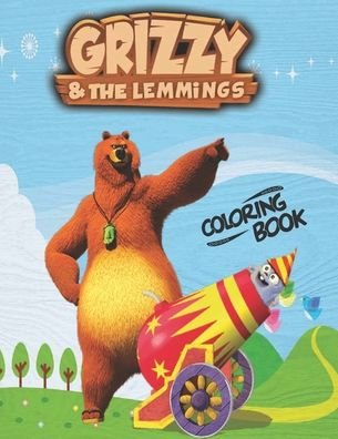 Cover for Rd Creative · Grizzy and The Lemmings Coloring Book: Super Coloring Book for Kids and Fans - GIANT Great Pages with Premium Quality Images (Paperback Bog) (2021)