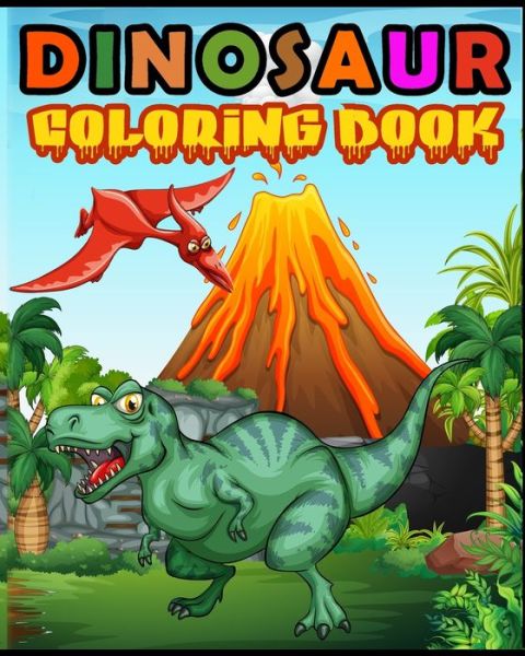 Cover for Max Publication · Dinosaur Coloring Book (Paperback Book) (2020)