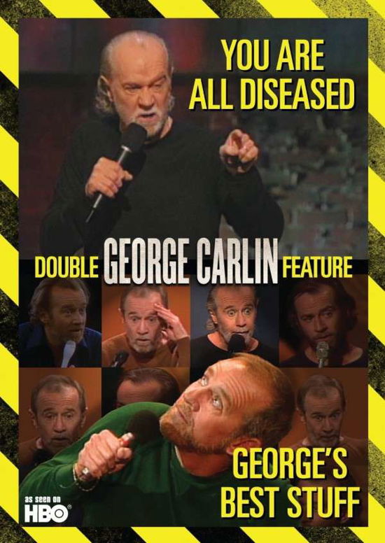 Cover for DVD · George Carlin Double Feature: Best Stuff / You Are All Diseased (DVD) (2014)